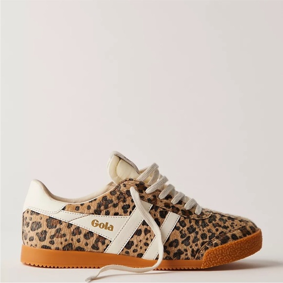 Gola Shoes - Gola Elan Tropic Trainers 
Animal Leopard Print Sneakers 
Size 7.5
